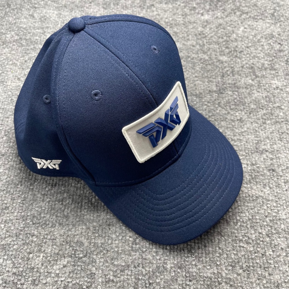 PXG Parsons Xtreme Golf Snapback Hat Navy Blue 3D Logo Adjustable Cap